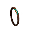 Inlaid Jade Copper Earring
