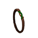 Inlaid Bloodstone Copper Earring
