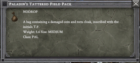 Troy's Field Pack