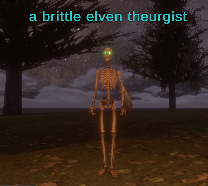 a brittle elven theurgist