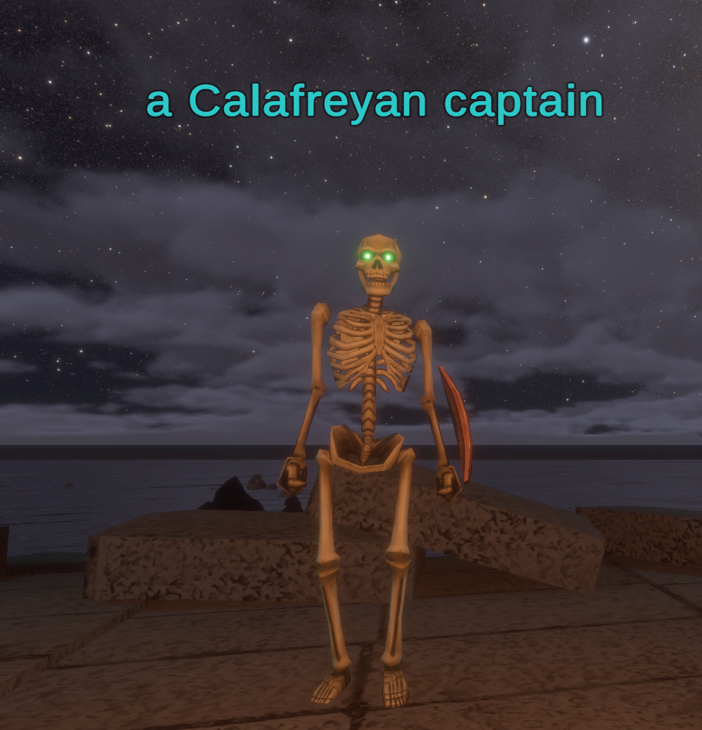 a Calafreyan captain