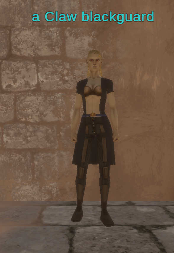 a Claw blackguard