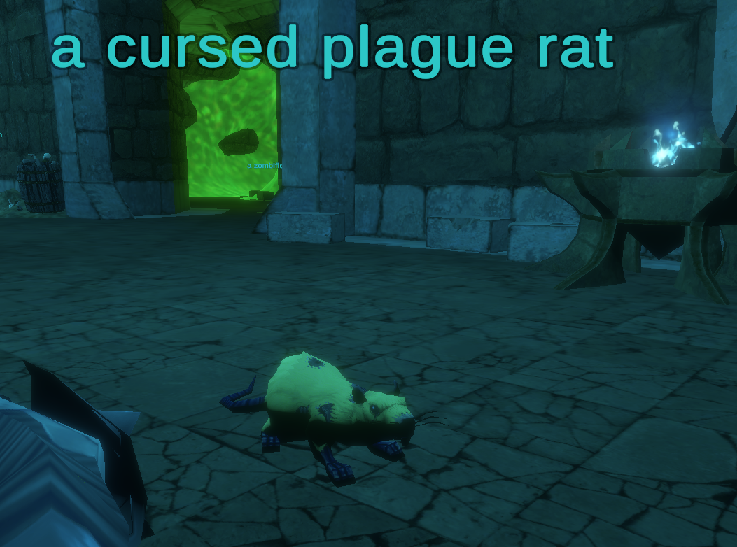 a cursed plague rat