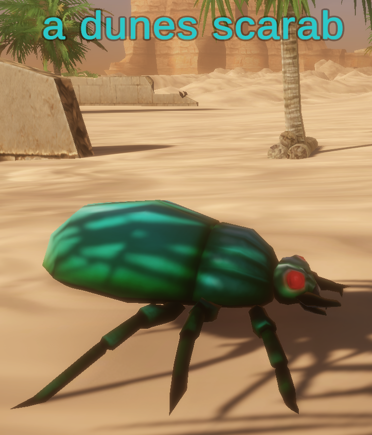 a dunes scarab