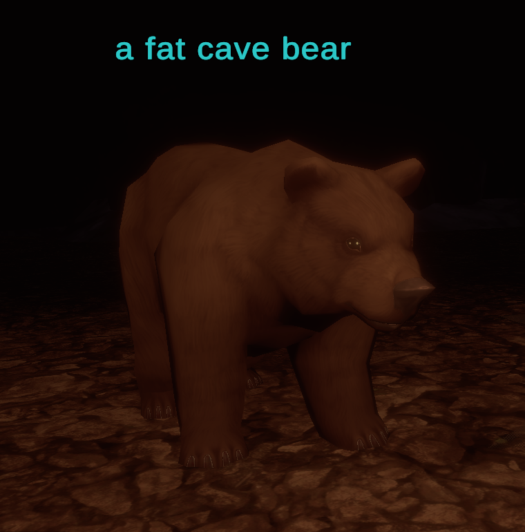 a fat cave bear