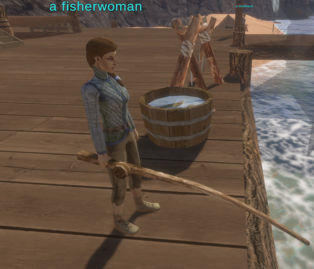 a fisherwoman