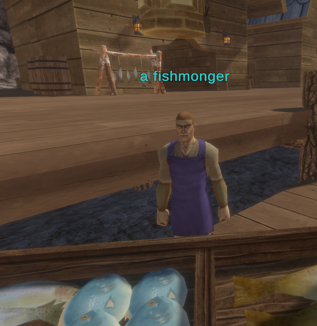 a fishmonger