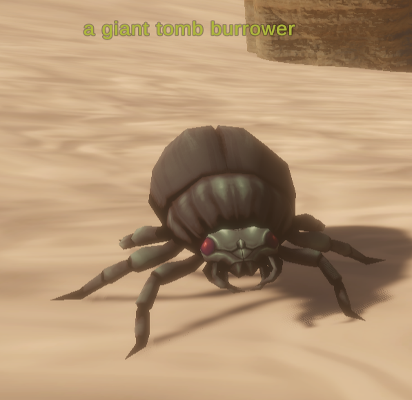 a giant tomb burrower