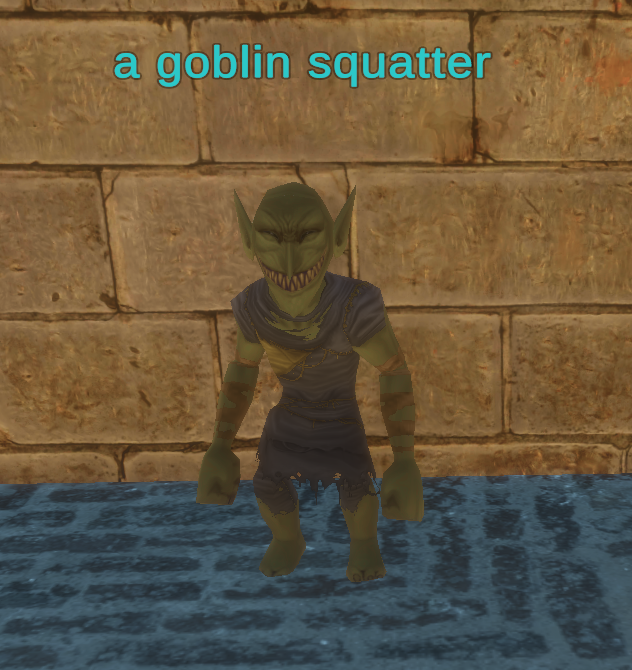 a goblin squatter